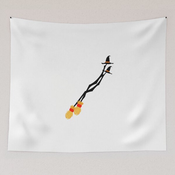Item preview, WITCH BROOM AND HAT  designed and sold by barasha1111.