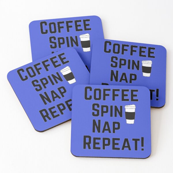 Item preview, Coffee Spin Nap Repeat! designed and sold by rhodabear.