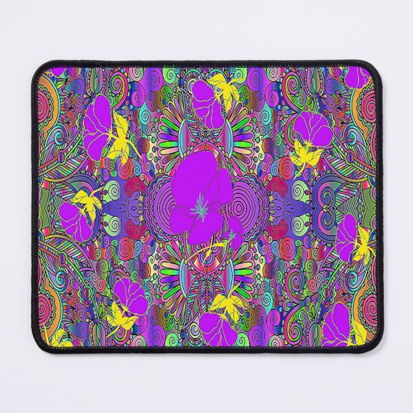 Item preview, Bohemian Botanical Floral Abstract Design, 3, Graphic Psychedelic Abstract Art, Inspired by Nature-floral abstract art, Graphic Psychedelic Abstract Art, Inspired by Nature-floral abstract art designed and sold by Adri Barnard.