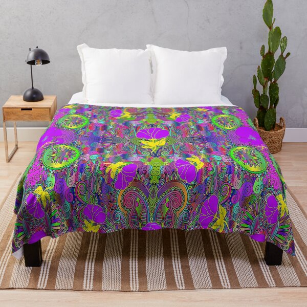 Item preview, Bohemian Botanical Floral Abstract Design, 3, Graphic Psychedelic Abstract Art, Inspired by Nature-floral abstract art, Graphic Psychedelic Abstract Art, Inspired by Nature-floral abstract art designed and sold by Adri Barnard.