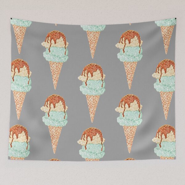 Item preview, Glittery ice scream designed and sold by ChicagoDixon.
