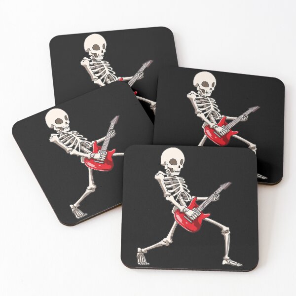 Item preview, Skeleton Guitar Players Skeleton Playing Guitar Guitarists designed and sold by maudean.