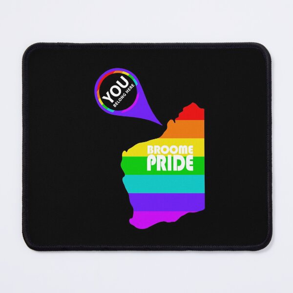 Item preview, Broome Pride You Belong – White Logo designed and sold by BroomePride.