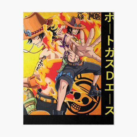 One Piece Portgas D. Ace Pixel Art Art Board Print for Sale by