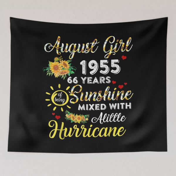 Item preview, Awesome Since August 1955 66th Birthday Flower August Girl designed and sold by angelata.