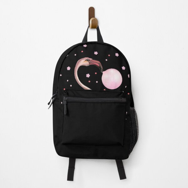 Item preview, Flamingo, pink flowers and big bubblegum designed and sold by Collagedream.