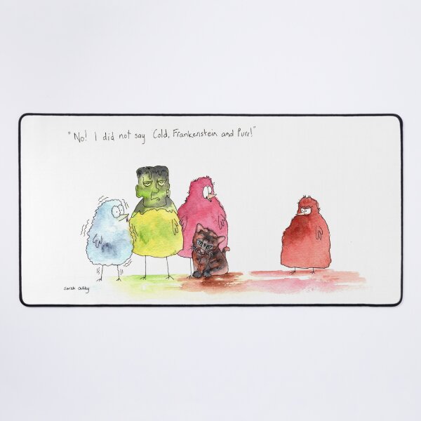 Item preview, Cold, Frankenstein and Purr designed and sold by Sarah Ashby.