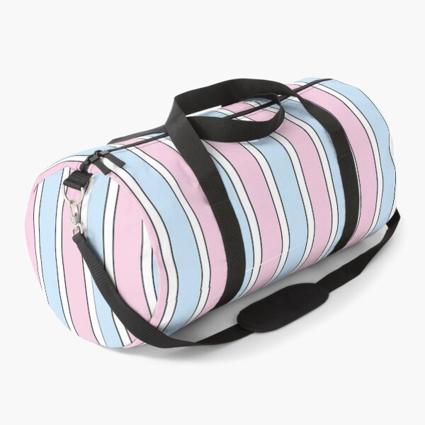 Item preview, Pastel pink and blue white striped print designed and sold by DemonicGloom.