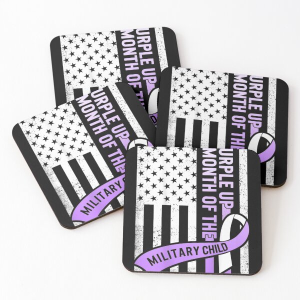 Item preview, Purple Up Military Child Month USA Flag designed and sold by MivaanshiAhe.