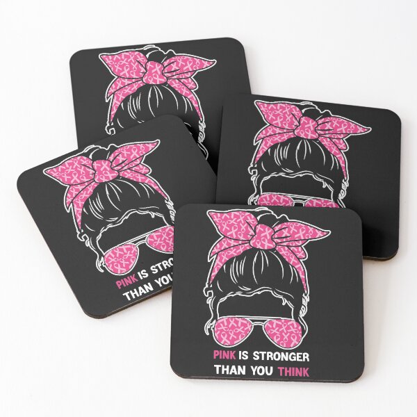 Item preview, Copy of In October We Wear Pink  - Pretty Colorful Pink Messy Bun  Design For Breast Cancer Awareness designed and sold by Prince - Bestseller ★★★★★.