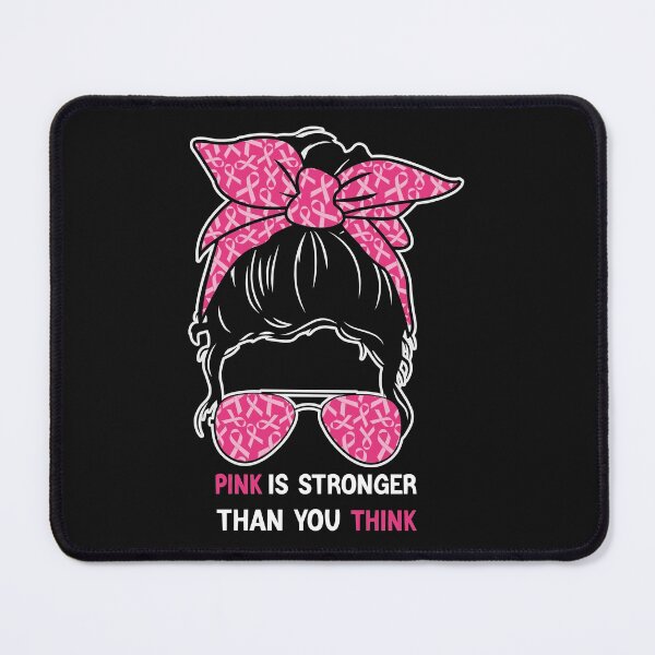 Item preview, Copy of In October We Wear Pink - Pretty Colorful Pink Messy Bun Design For Breast Cancer Awareness designed and sold by Prince - Bestseller ★★★★★.