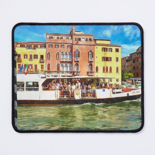 Item preview, Tourism on the Canal Grande, Venice, Italy designed and sold by FOLK ART FUSION by heidiannemorris.