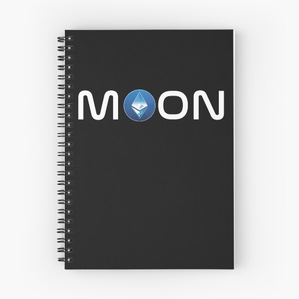 Item preview, Blue Ethereum Moon Crypto designed and sold by Funny-Tees4U.