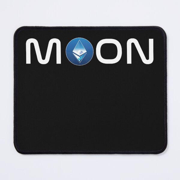 Item preview, Blue Ethereum Moon Crypto designed and sold by Funny-Tees4U.