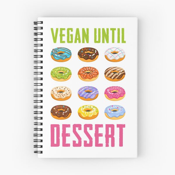 Item preview, Vegan Until a Doughnut designed and sold by KatNorlandMerch.