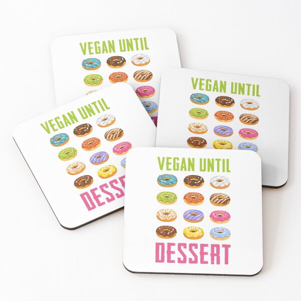 Item preview, Vegan Until a Doughnut designed and sold by KatNorlandMerch.