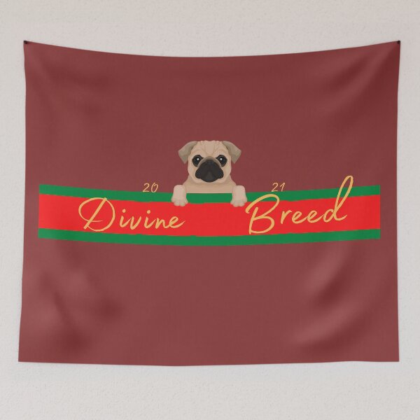 Item preview, Divine Breed Pug art design  designed and sold by Tshepomuza.