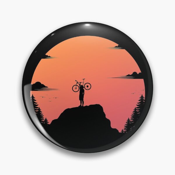 Item preview, Sunset Mountain Bike Ride, Healthy life style designed and sold by theDlab.
