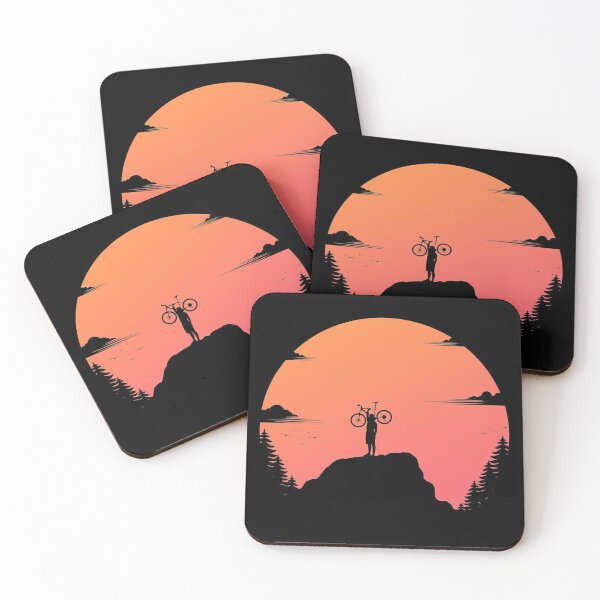 Item preview, Sunset Mountain Bike Ride, Healthy life style designed and sold by theDlab.