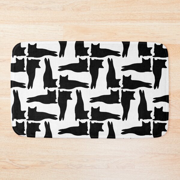 Item preview, Mysterious  black cat pattern designed and sold by Artystico  ⭐⭐⭐⭐⭐.
