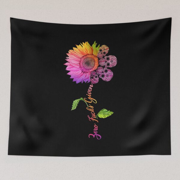 Item preview, Cool Zero S Given Classic Skull Rainbow Sunflower designed and sold by idabry.