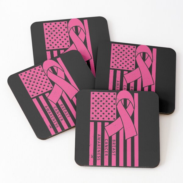 Item preview, In October We Wear Pink  - Pretty Colorful Pink US Flag Design For Breast Cancer Awareness designed and sold by Prince - Bestseller ★★★★★.