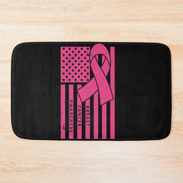 Item preview, In October We Wear Pink  - Pretty Colorful Pink US Flag Design For Breast Cancer Awareness designed and sold by Prince - Bestseller ★★★★★.