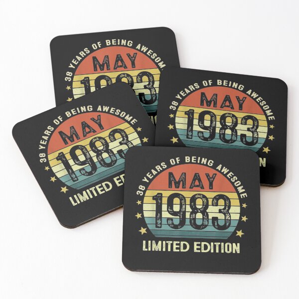 Item preview, 38 Year Old Vintage May 1983 Limited Edition 38th Birthday designed and sold by LochyshiArah.