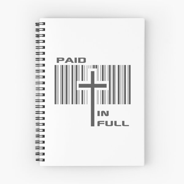Item preview, Christian Design - Cross - Paid in Full - Barcode - John 3:16 designed and sold by simplydesignart.