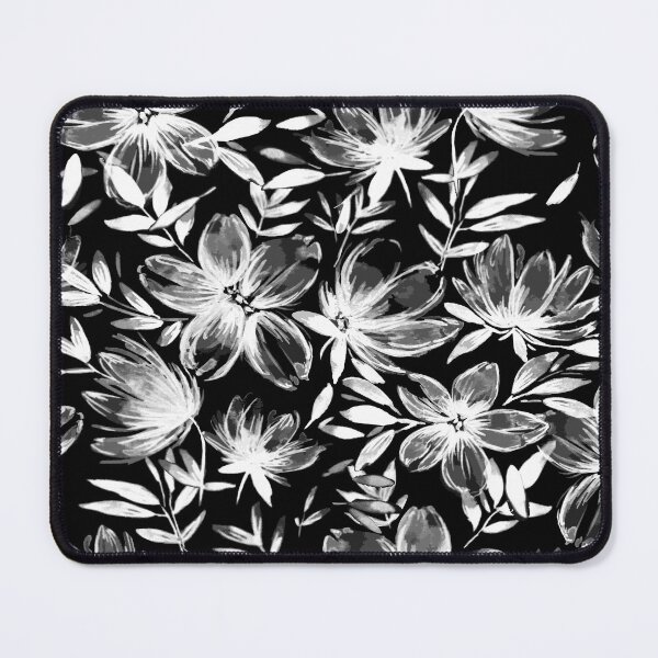 Item preview, Black & White Watercolor Flowers designed and sold by B & K     Store.