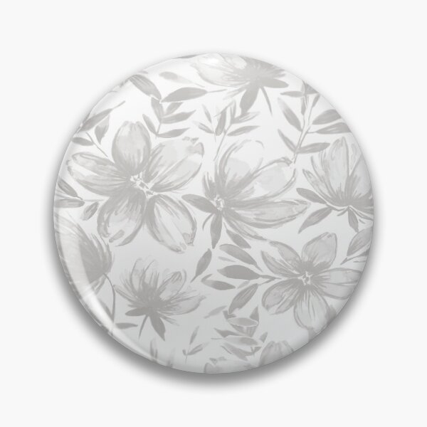 Item preview, Light Gray Watercolor Flowers designed and sold by B & K     Store.