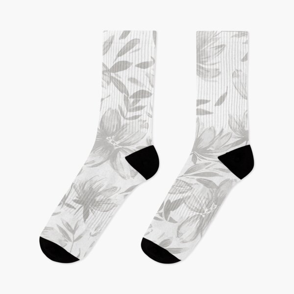Item preview, Light Gray Watercolor Flowers designed and sold by B & K     Store.