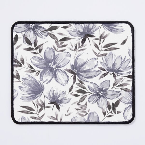 Item preview, Gray Watercolor Flowers designed and sold by B & K     Store.