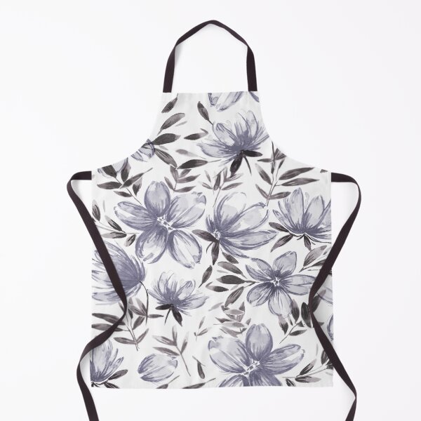 Item preview, Gray Watercolor Flowers designed and sold by B & K     Store.