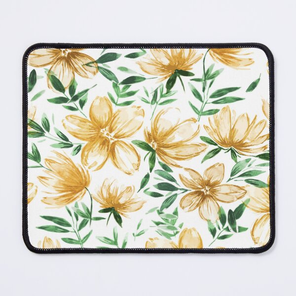 Item preview, Yellow Watercolor Flowers designed and sold by B & K     Store.