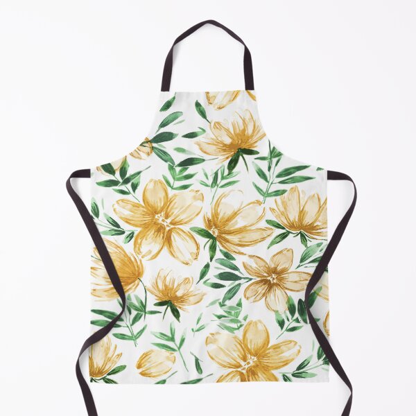 Item preview, Yellow Watercolor Flowers designed and sold by B & K     Store.