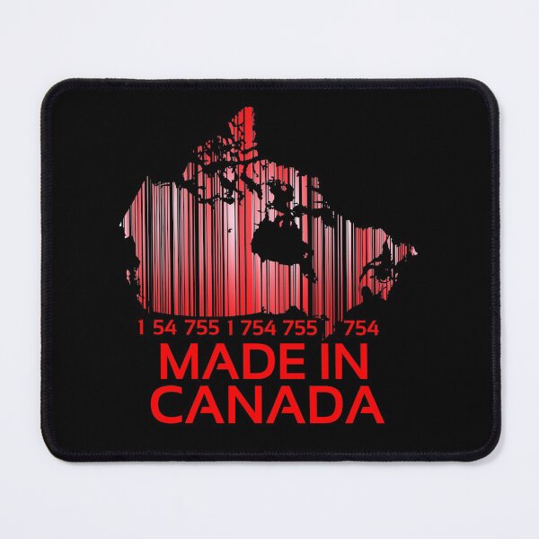 Item preview, Made in Canada, Red Bar Code in shape of Canada  designed and sold by ACC .