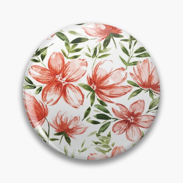Item preview, Red Watercolor Flowers designed and sold by B & K     Store.