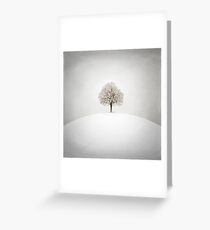 White Greeting Card