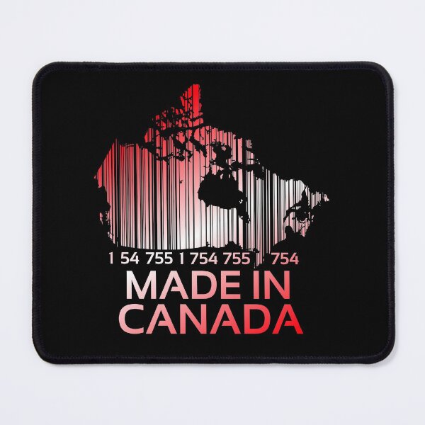 Item preview, Made in Canada, Red and White Bar Code in shape of Canada  designed and sold by ACC .