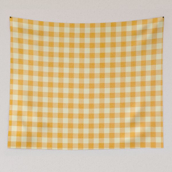 Item preview, cute yellow plaid designed and sold by ShineAesthetic.