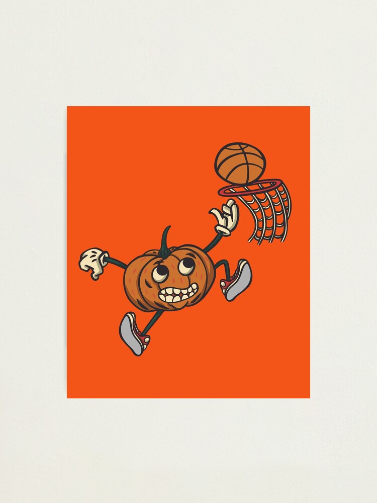 Basketball Halloween with basketball and pumpkin Mini Basketball Hoop