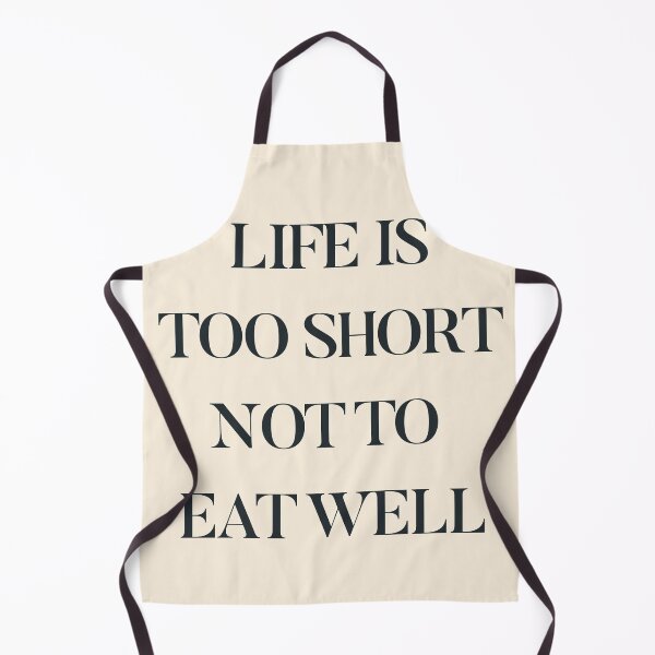 Item preview, Life is too short not to eat well, food quote, foodporn, Kitchen decoration, inspirational quote, motivational quote designed and sold by Spallutos.