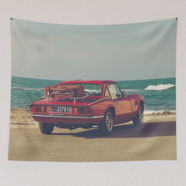 Item preview, Triumph Spitfire , vintage english car, Hasselblad photo, old sports car, Apulia region designed and sold by Spallutos.
