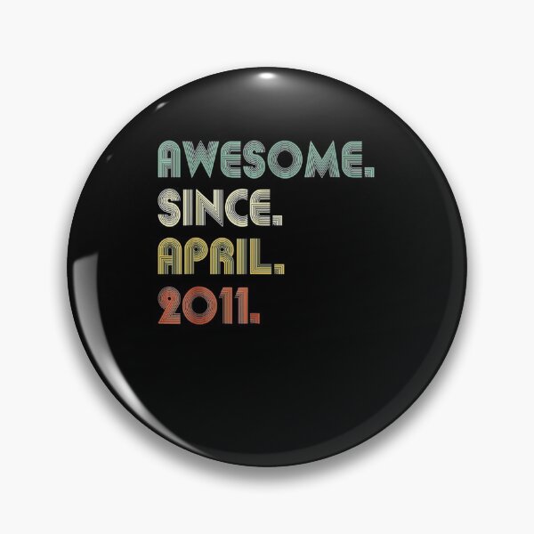 Item preview, Awesome Since April 2011 10th Birthday 10 Years Old Boy designed and sold by KeeganshiAon.