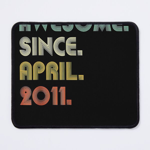 Item preview, Awesome Since April 2011 10th Birthday 10 Years Old Boy designed and sold by KeeganshiAon.