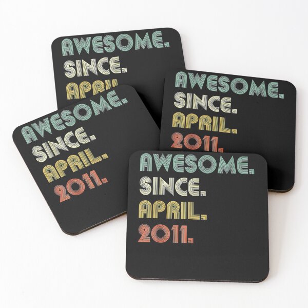 Item preview, Awesome Since April 2011 10th Birthday 10 Years Old Boy designed and sold by KeeganshiAon.