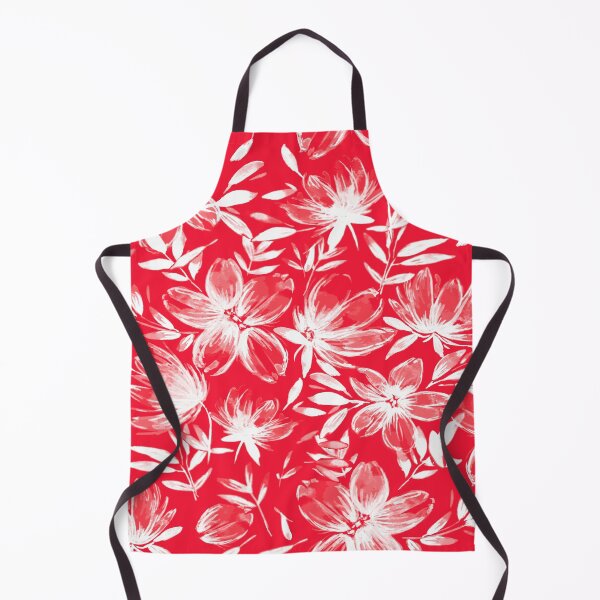 Item preview, Red & White Watercolor Flowers designed and sold by B & K     Store.