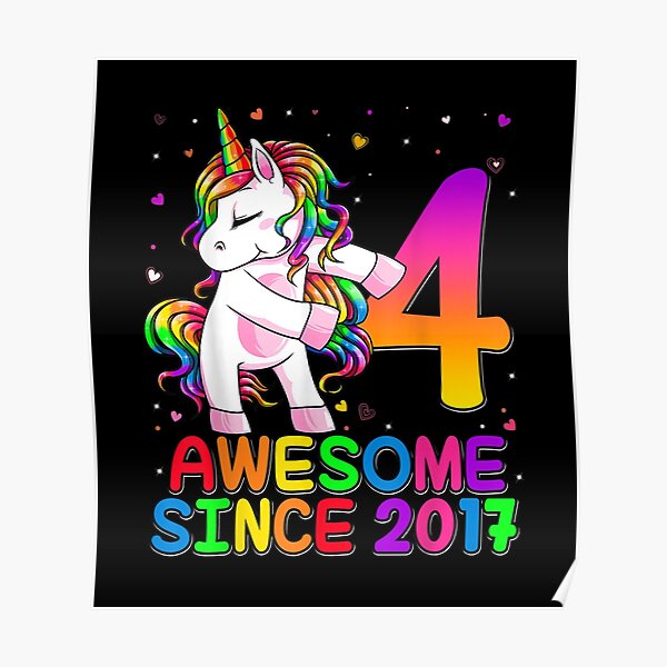 12x16 Multicolor Carolines Treasures APH2162DS1216 Happy 4th Birthday Age 4 Wall or Door Hanging Prints 12x16 Multicolor Carolines Treasures APH2162DS1216 Happy 4th Birthday Age 4 Wall or Door Hanging Prints