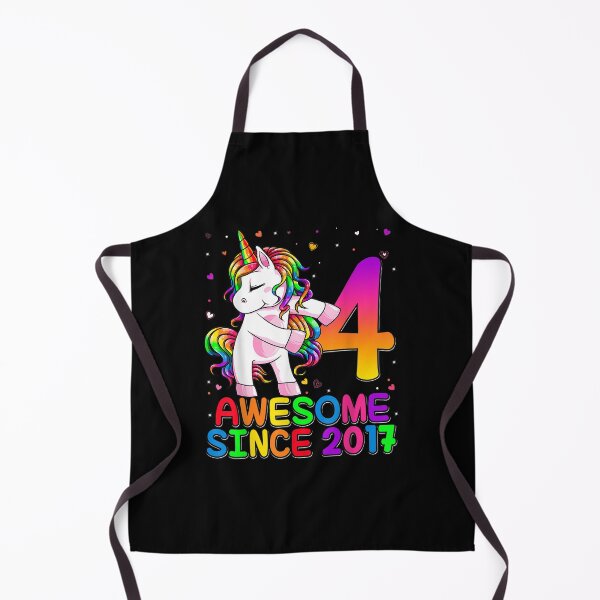 Item preview, 4 Years Old Unicorn Flossing 4th Birthday Girl Unicorn Party designed and sold by KeeganshiAon.
